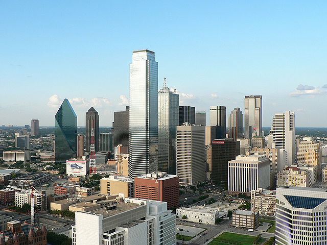 Downtown Dallas skyline as Downtown Dallas skyline as